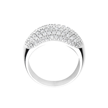 18K White Gold Tdw. 1.00ct Diamond Pave Ring - 20214593 - H&H Jewellery Pty Ltd
