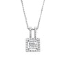 18K White Gold Tdw. 0.90ct Diamond Pendant - 20333058 - H&H Jewellery Pty Ltd