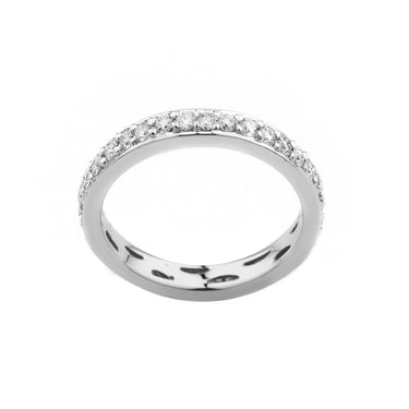 18k White Gold Tdw. 0.60ct Diamond All Around Eternity Ring - 20533625 - H&H Jewellery Pty Ltd