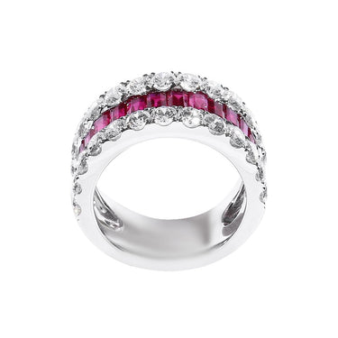 18K Gold 3.20ct Ruby & Diamond Ring - 20551933 - H&H Jewellery Pty Ltd