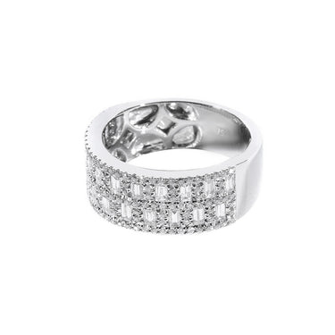 18K White Gold Tdw. 0.70ct Diamond Ring - 20558475 - H&H Jewellery Pty Ltd