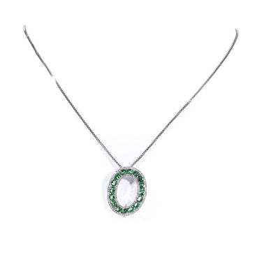 18K Green Tsavorite Garnet Pendant - 20560089 - H&H Jewellery Pty Ltd