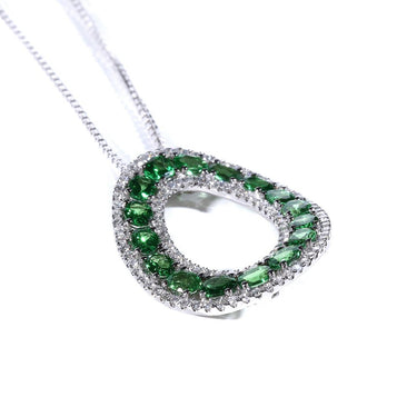 18K Green Tsavorite Garnet Pendant - 20560089 - H&H Jewellery Pty Ltd