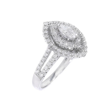 18K White Gold Tdw. 1.10ct Diamond Ring | Diamond Engagement Rings Melbourne | Diamond Wedding Rings Melbourne | H&H Jewellery 