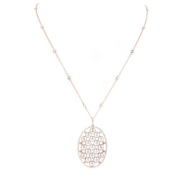 18K Rose Gold Tdw. 2.00ct Diamond Pendant - 20568597 - H&H Jewellery Pty Ltd
