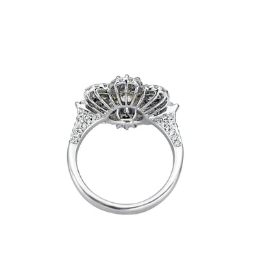 18K White Gold Tdw. 2.50ct Yellow and White Diamond Ring - 20365547 - H&H Jewellery Pty Ltd