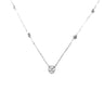 18K White Gold Tdw. 0.28 Diamond Necklace - 20727765 - H&H Jewellery Pty Ltd