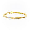 18K Yellow Gold Tdw. 2.16ct Diamond Tennis Bracelet  | Gold and Diamond Tennis Bracelet Melbourne | Gold and Diamond Tennis Bracelet Australia | H&H Jewellery