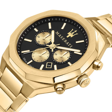 Maserati - Stile Gold Chronograph Watch R8873642001 - H&H Jewellery Pty Ltd