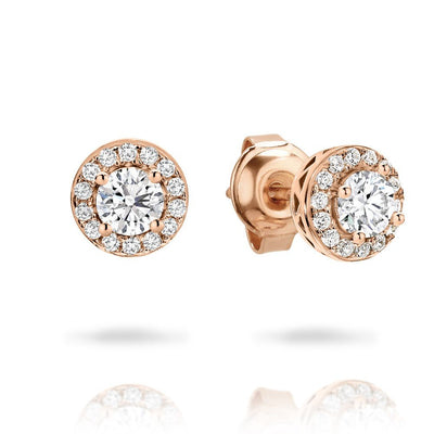 PETITE ROSE GOLD EARRINGS - H&H Jewellery Pty Ltd