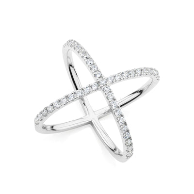 9K Gold Tdw. 0.67ct Diamond Ring - DSTR4658Y - H&H Jewellery Pty Ltd