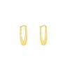 9K Yellow Gold Elongated Drop Earrings - 1.51.3036 - H&H Jewellery Pty Ltd