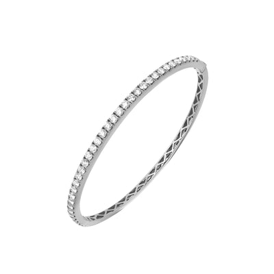 18K White Gold Tdw. 1.77ct Diamond Bangle - 20728977 - H&H Jewellery Pty Ltd