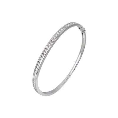 18K White Gold Tdw. 1.35ct Diamond Bangle -  20729011 - H&H Jewellery Pty Ltd