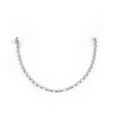 18K White Gold Tdw. 3.01ct Diamond Bracelet - 20729554 - H&H Jewellery Pty Ltd