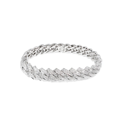 18K White Gold Tdw. 8.60CT Diamond Bracelet - 20729608 - H&H Jewellery Pty Ltd
