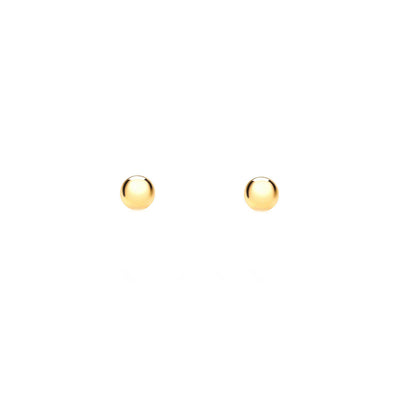 9K Yellow Gold 3mm Ball Stud Earrings - 1.55.0573 - H&H Jewellery Pty Ltd