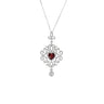 18K White Gold 2.36ct Pink Tourmaline and Diamond Pendant - 20729134 - H&H Jewellery Pty Ltd