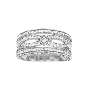 9K White Gold Tdw. 0.56ct Diamond Ring - 20678449 - H&H Jewellery Pty Ltd