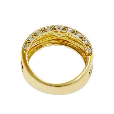 9K Yellow Gold Tdw. 0.56ct Diamond Ring - 20678463 - H&H Jewellery Pty Ltd