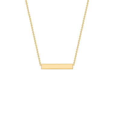 9K Gold Horizontal-Bar Necklace - 1.19.4600 - H&H Jewellery Pty Ltd