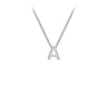 9K Gold 'A' Initial Necklace | Gold & Diamond Initial Pendants Melbourne | Gold & Diamond Initial Pendants Australia | H&H Jewellery 