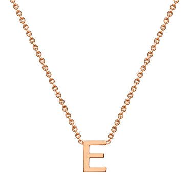 9K Gold 'E' Initial Necklace - 1.19.0154 - H&H Jewellery Pty Ltd