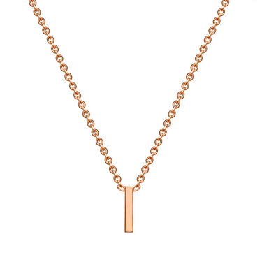 9K Gold 'I' Initial Necklace - 1.19.0158 - H&H Jewellery Pty Ltd