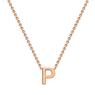 9K Gold 'P' Initial Necklace - 1.190165 - H&H Jewellery Pty Ltd