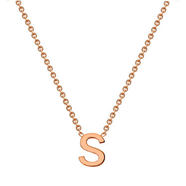 9K Gold 'S' Initial Necklace - 1.19.0168 - H&H Jewellery Pty Ltd
