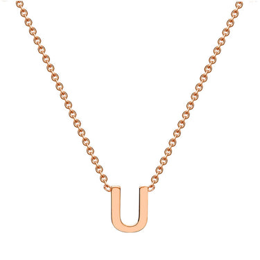 9K Gold 'U' Initial Necklace - 1.19.0170 - H&H Jewellery Pty Ltd
