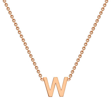 9K Gold 'W' Initial Necklace - 1.19.0172 - H&H Jewellery Pty Ltd