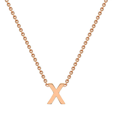 9K Gold 'X' Initial Necklace - 1.19.0173 - H&H Jewellery Pty Ltd