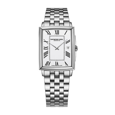 Raymond Weil - Toccata Men's Classic Rectangular Stainless Steel Watch | Raymond Weil Melbourne | Raymond Weil Australia | H&H Jewellery