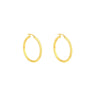 9K Yellow Gold Round Hoop Earrings | Gold Hoop Earrings Melbourne | Gold Hoop Earrings Australia | H&H Jewellery 