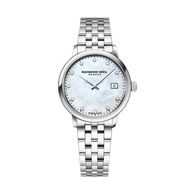 Raymond Weil - Toccata White Mother-of-Pearl Diamond Watch 5985-ST-97081 - H&H Jewellery Pty Ltd