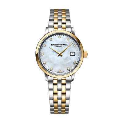 Raymond Weil - Toccata Ladies Quartz Two-tone Gold 11 Diamond Watch | Raymond Weil Melbourne | Raymond Weil Australia | H&H Jewellery