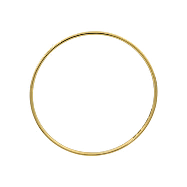 9K Gold Silver Filled Wide 3mm Bangle - 20698034 - H&H Jewellery Pty Ltd
