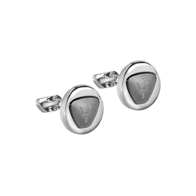 Maserati Jewels - Leggenda Grey Cufflinks JM417AKS01 - H&H Jewellery Pty Ltd