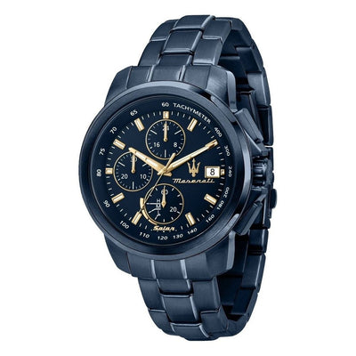 Maserati - Successo Solar Watch In Blue R8873649002 - H&H Jewellery Pty Ltd