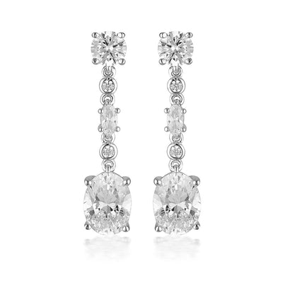 Georgini Luxe Lusso Earrings Silver - H&H Jewellery Pty Ltd