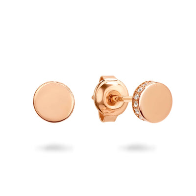 MICRO ROSE GOLD EARRING - H&H Jewellery Pty Ltd