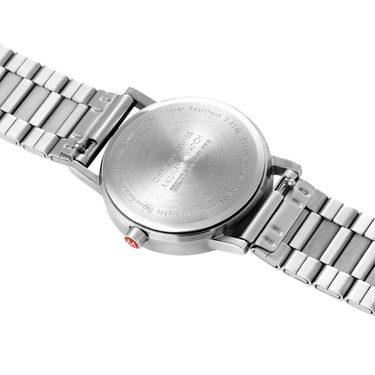 Mondaine - Official Classic 40mm Silver Stainless Steel Watch A660.30360.16SBJ - H&H Jewellery Pty Ltd