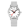 Mondaine - Official Classic 40mm Silver Stainless Steel Watch A660.30360.16SBJ - H&H Jewellery Pty Ltd