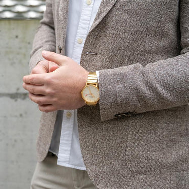 Mondaine - Classic Golden Stainless Steel 40mm Watch A660.30360.16SBM - H&H Jewellery Pty Ltd