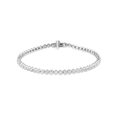 9K White Gold Tdw. 1.40ct Diamond Bracelet | Gold and Diamond Bracelet Melbourne | Gold and Diamond Bracelet Australia | H&H Jewellery