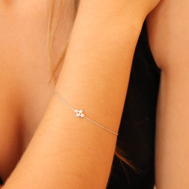 9K White Gold 0.15ct Diamond Bracelet - B-4116-015-W - H&H Jewellery Pty Ltd