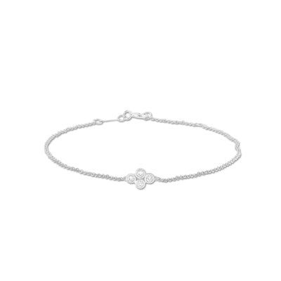 9K White Gold 0.15ct Diamond Bracelet - B-4116-015-W - H&H Jewellery Pty Ltd