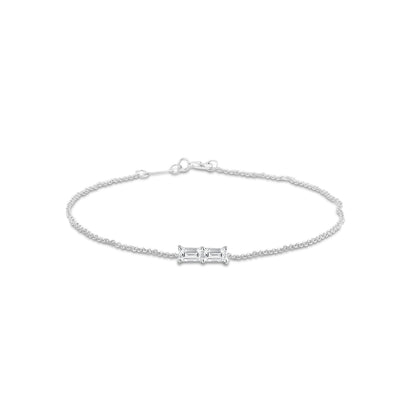 9K White Gold 0.06ct Diamond Bracelet  | Diamond Tennis Bracelet Melbourne | Diamond Tennis Bracelet Australia | H&H Jewellery