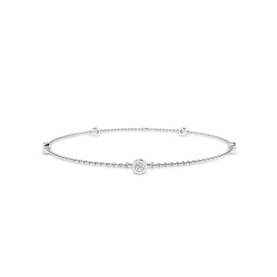 9K White Gold 0.25ct Diamond Bracelet | Gold and Diamond Bracelet Melbourne | Gold and Diamond Bracelet Australia | H&H Jewellery